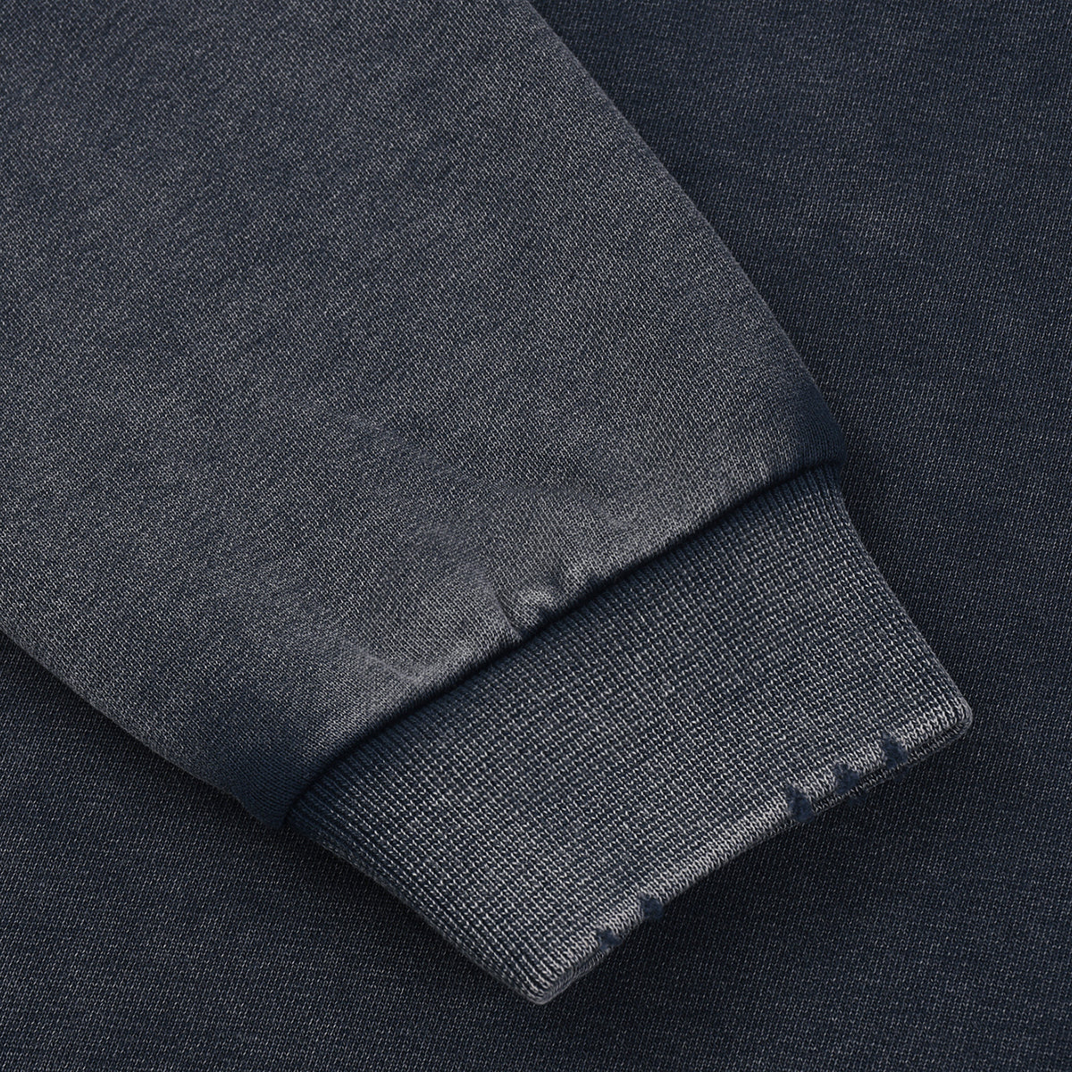 Distressed Raw Hem Crop Sweatshirt