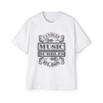 Music Label Graphic Tee-INNBLAC Fashion Apparel