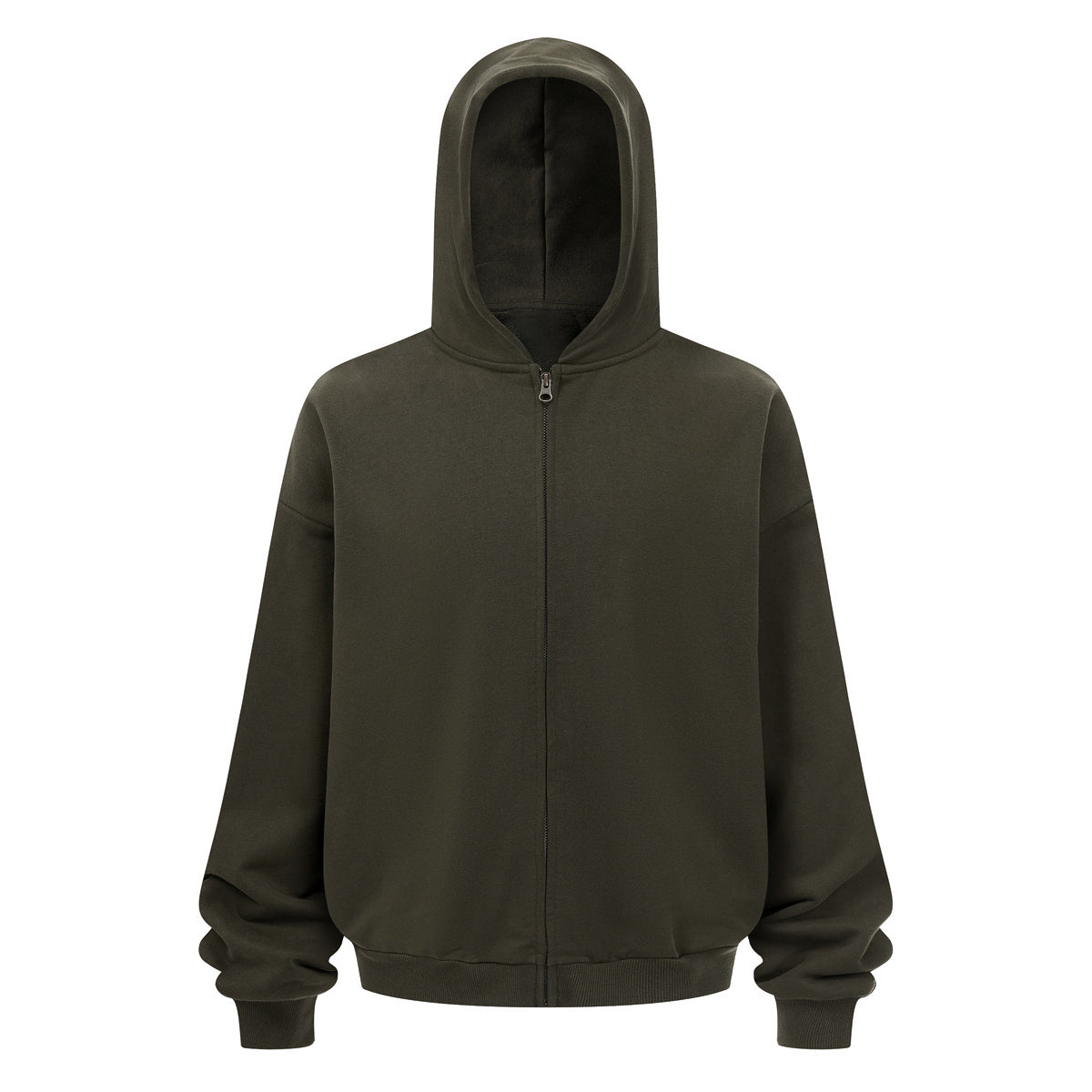 Fleece Lined Full Zip Front Hoodie