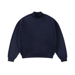 Soft Fleece Mock Neck Pullover Sweatshirt