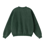 Crew Neck Mock Two-Layer Fleece Sweatshirt
