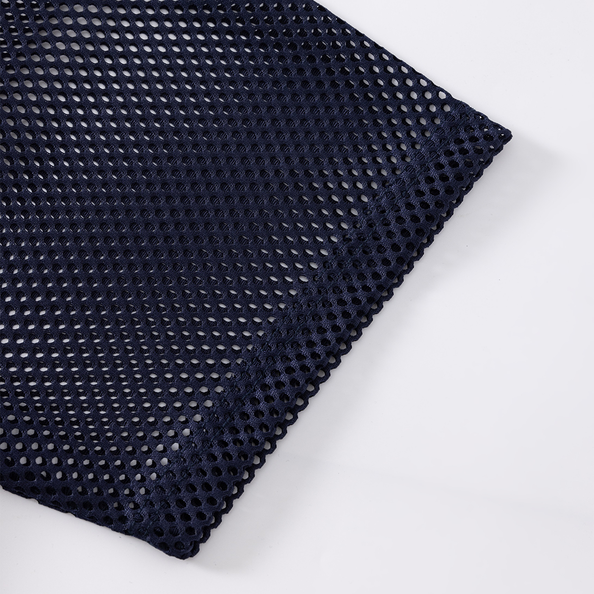 Breathable Mesh Oversized V Neck Tee