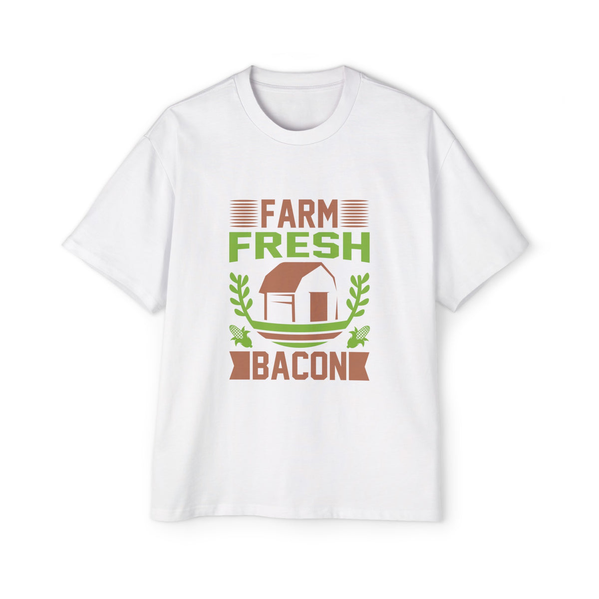 Farm Fresh Bacon Graphic Tee-INNBLAC Fashion Apparel