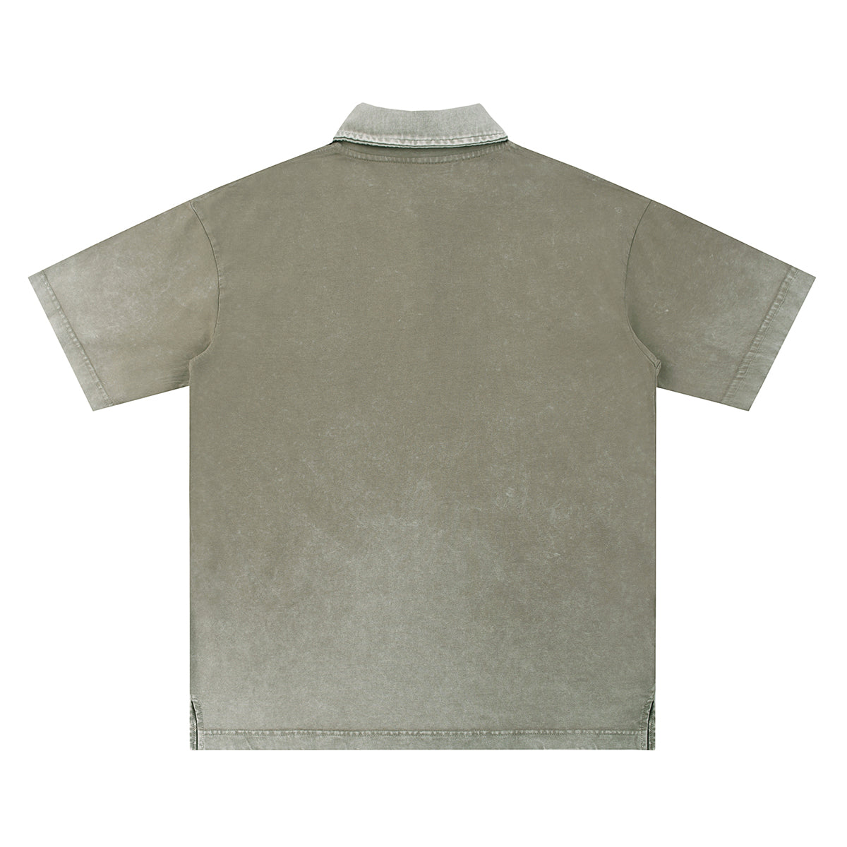 Polo teñido inverso de peso pesado de 9,6 oz