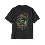 Skull Pirate Rum Graphic Tee-INNBLAC Fashion Apparel