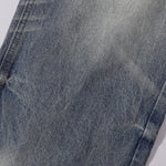 Heavy Wash High-Rise Straight Leg Jeans