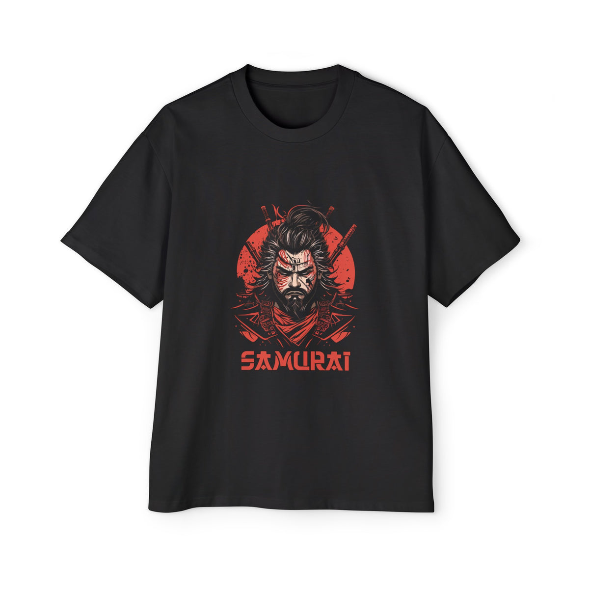 Man Samurai Graphic Tee-INNBLAC Fashion Apparel
