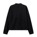 Zip-Up Baggy Denim Jacket