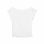 Solid Slim Fit Cropped Hot Girl Tee