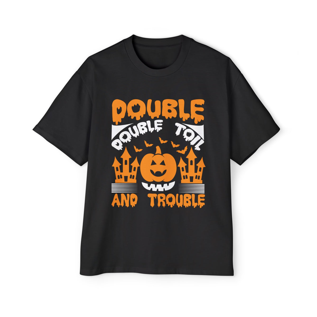 Double Toil And Trouble Graphic Tee-INNBLAC Fashion Apparel