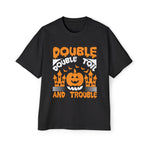 Double Toil And Trouble Graphic Tee-INNBLAC Fashion Apparel