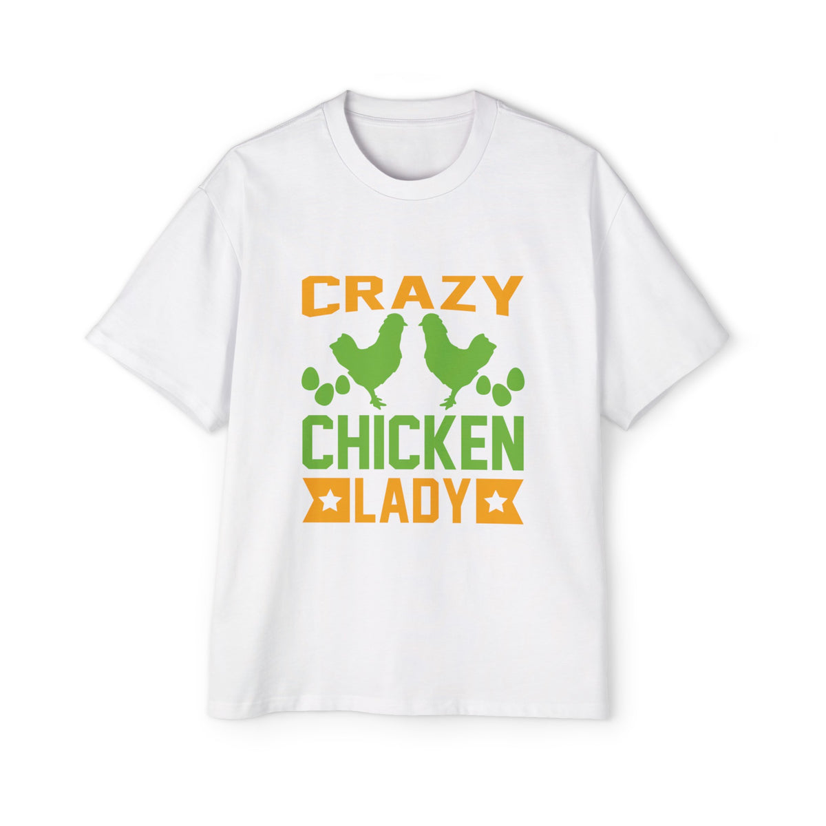 Crazy Chicken Lady Graphic Tee-INNBLAC Fashion Apparel