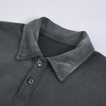 Gradient-Fade Cotton Polo Shirt 9.3oz