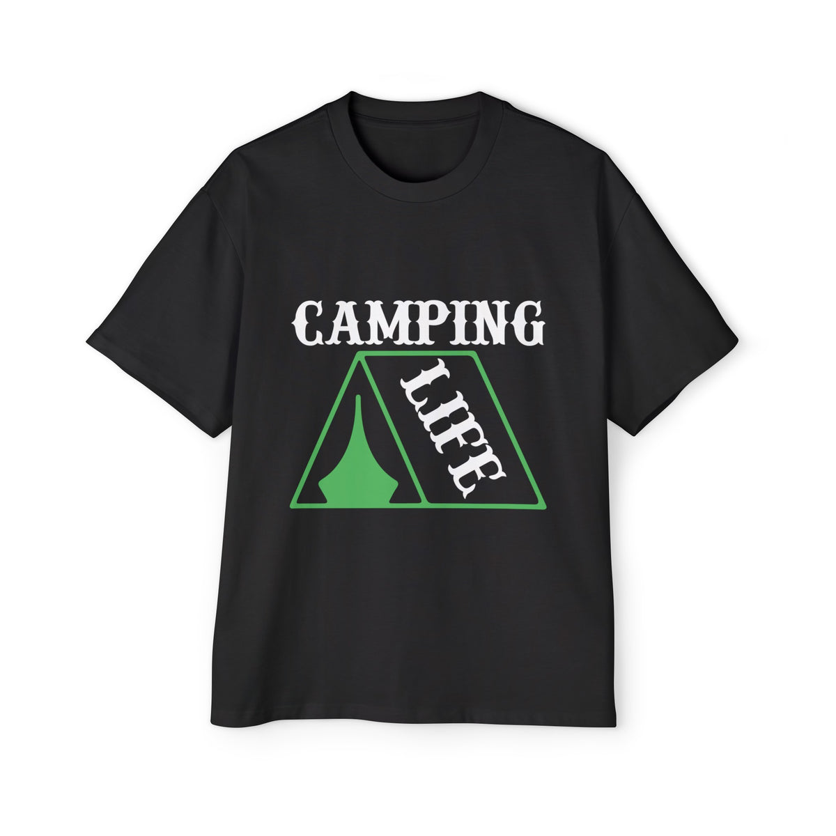 Camping Life Graphic Tee-INNBLAC Fashion Apparel