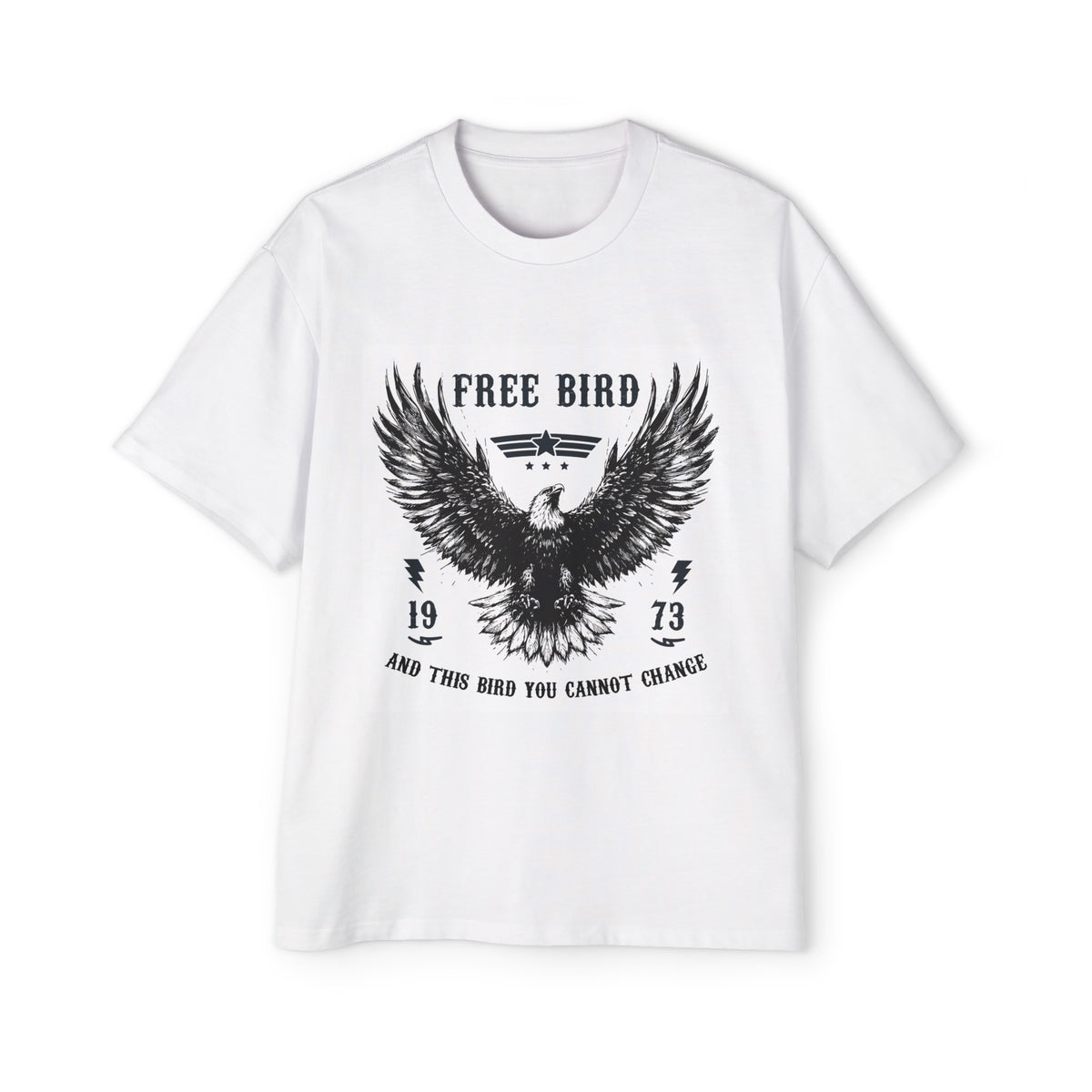 Free Bird Eagle Retro Graphic Tee-INNBLAC Fashion Apparel