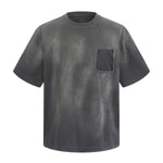 Tie Dye Pocket Oversized Cotton Streetwear T-Shirt