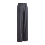 Women's Relaxed Straight Leg Ribbed Trousers