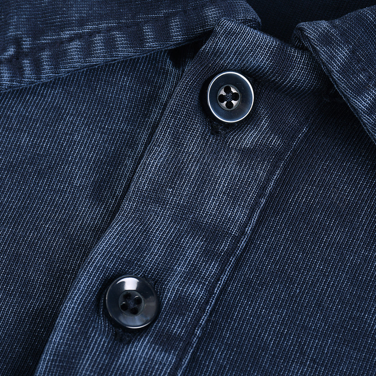 Polo de algodón lavado a la piedra de 9.3 oz