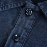 Polo de algodón lavado a la piedra de 9.3 oz