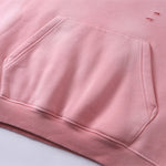 Rips Soft Fleece Lined Distressed Pullover Hoodie