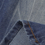 Bermudas vaqueras rasgadas con parches de camuflaje