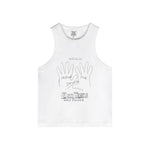 Washed Distressed Graphic Crop Tank-INNBLAC Fashion Apparel
