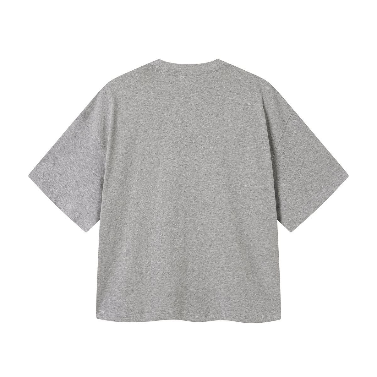 Camiseta cuadrada de color sólido de peso pesado de 8.25 oz