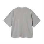 Camiseta cuadrada de color sólido de peso pesado de 8.25 oz