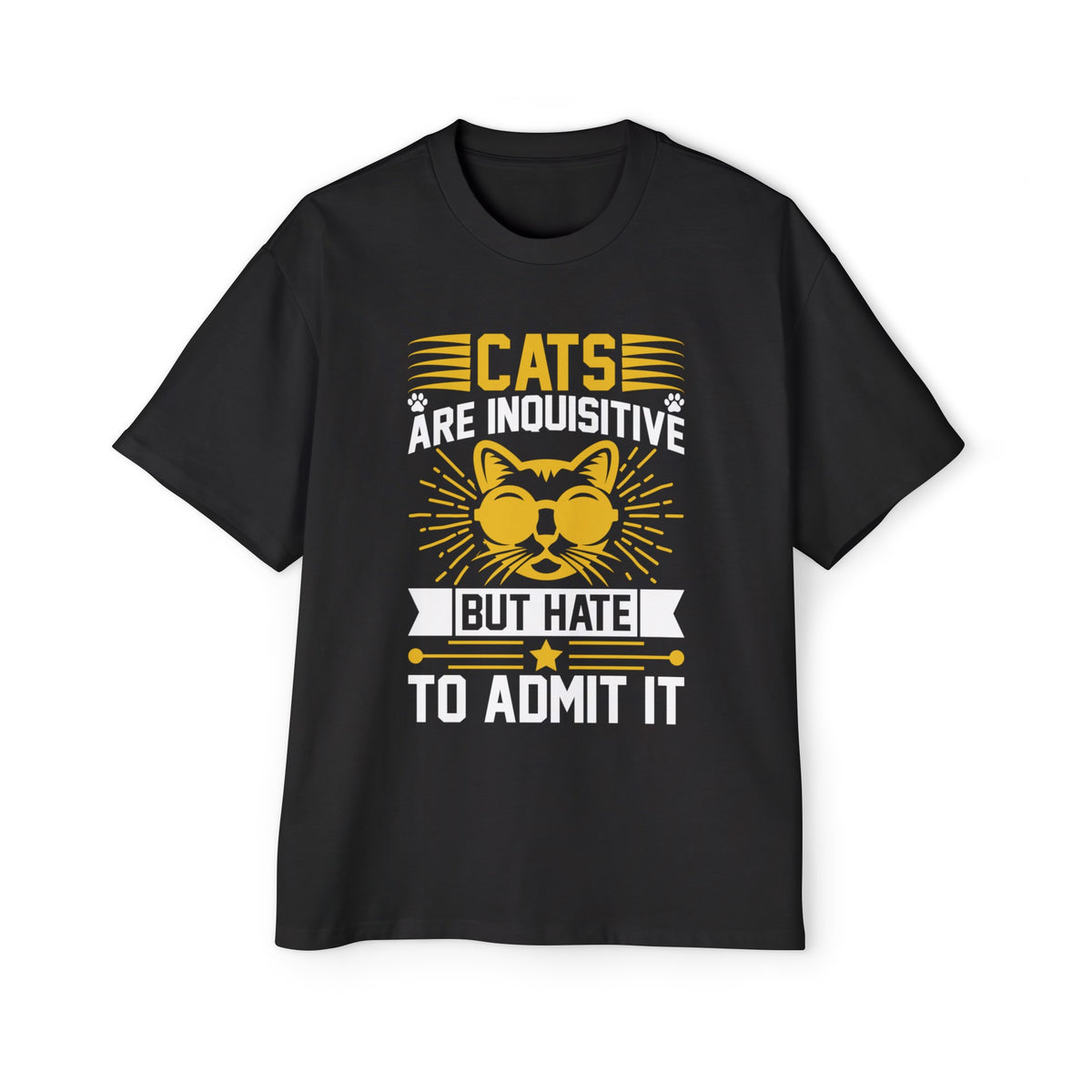 Cat Quote Graphic Tee-INNBLAC Fashion Apparel