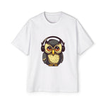 Owl Music Lover Graphic Tee-INNBLAC Fashion Apparel