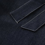 High Waist Tie Belt Relaxed Denim Shorts