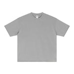 Distressed Raw Edge Washed T Shirt 8oz
