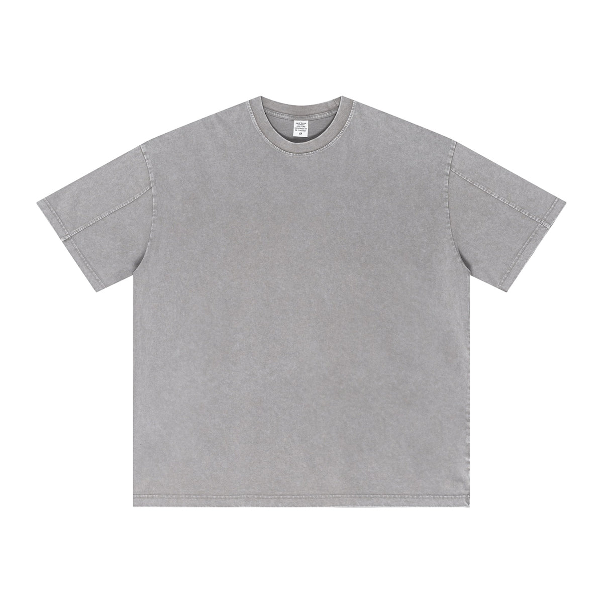 Camiseta holgada con lavado vintage de 8 oz