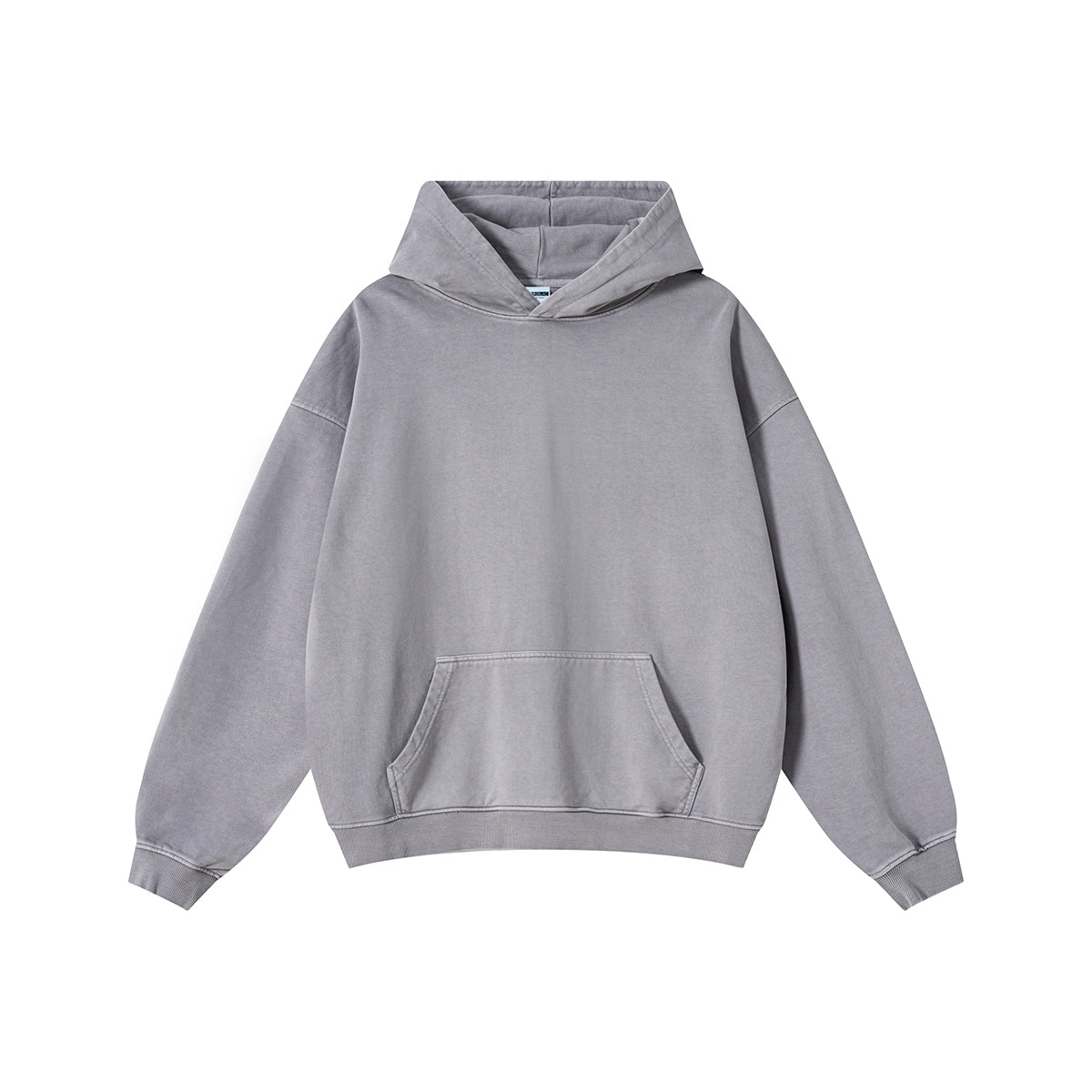 Heavyweight Washed Cotton Kangaroo Pocket Hoodie
