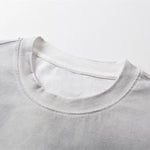 Swirl Dyed Distressed Pocket Loose Fit Crew Tee