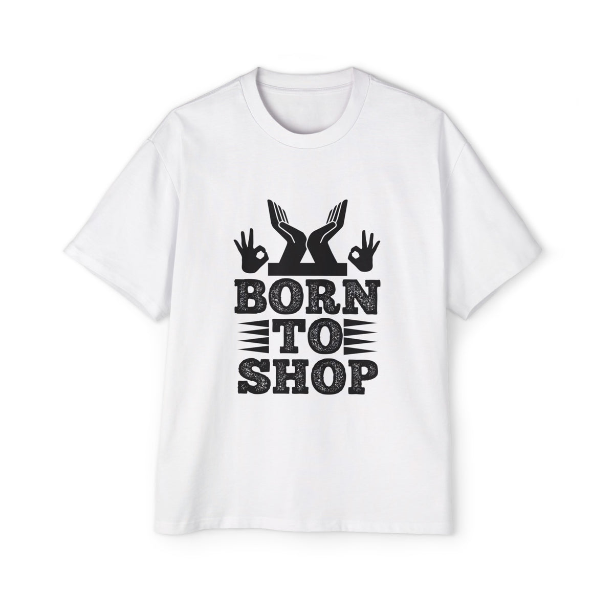 Born To Shop Graphic Tee-INNBLAC Fashion Apparel