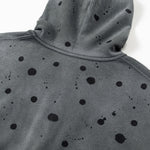 Sudadera holgada lavada y pintada