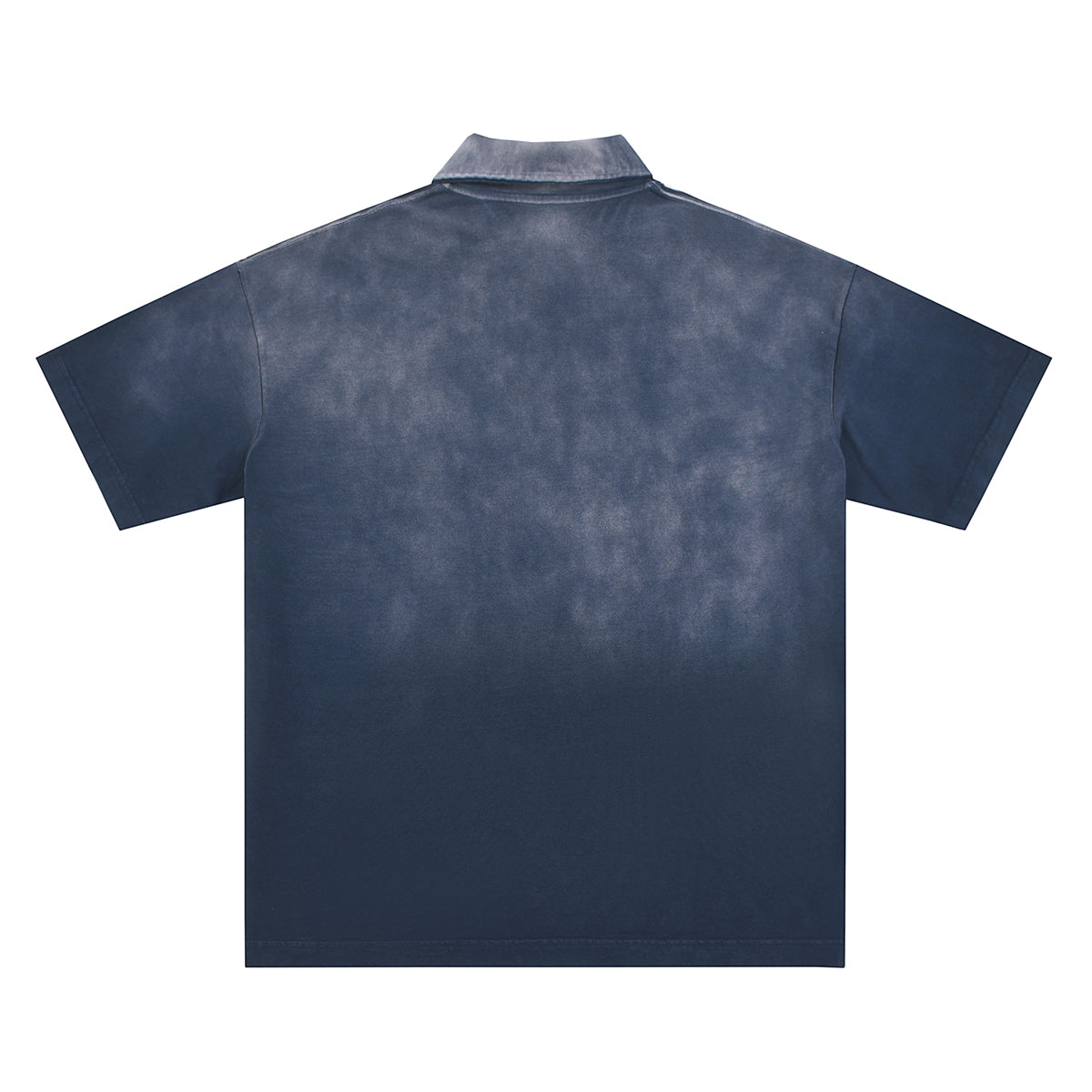 Gradient-Fade Cotton Polo Shirt 9.3oz
