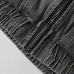 Deconstructed Denim Bomber Jacket