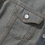 Classic Reverse Denim Trucker Jacket