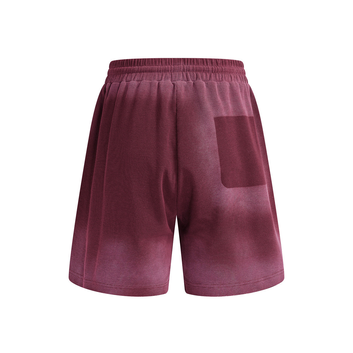 Ombre Color Drawstring Casual Lounge Elastic Waist Shorts