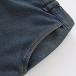 Elastic Waist Star Applique Bermuda Shorts