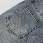 Light Wash Slight Flare Mid Rise Vintage Jeans