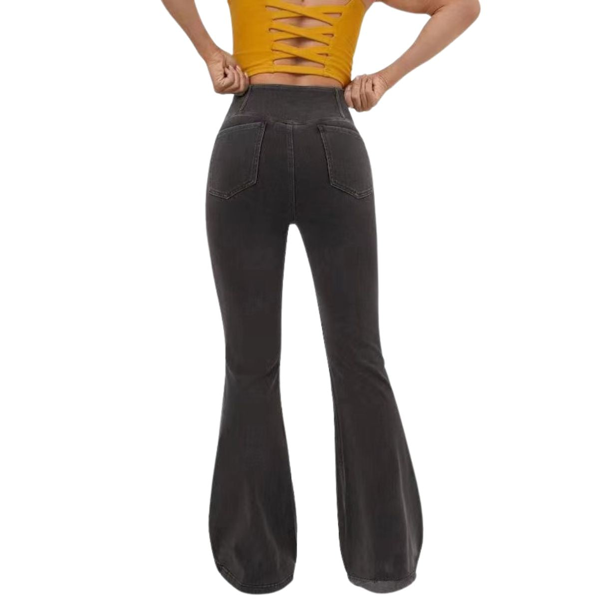High Waist Flare Denim Jeans