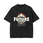 Urban Streetwear Stone Wash Graphic Tee-INNBLAC Fashion Apparel
