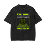 Urban Streetwear Stone Wash Graphic Tee-INNBLAC Fashion Apparel
