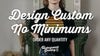 Custom graphic T shirt design