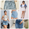 Best High Waisted Denim Mini Skirt UK