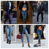 fitted skinny jeans look