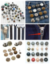 premium denim hardware details